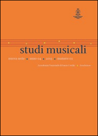 Studi musicali (2013). N.S.