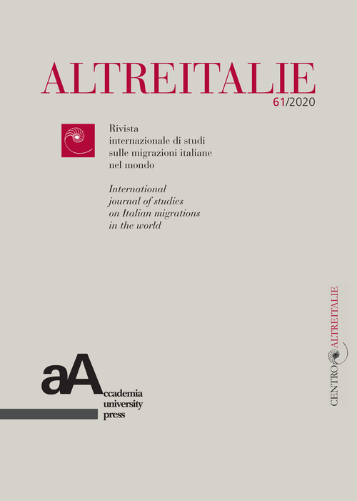 Altreitalie. Rivista internazionale di studi sulle popolazioni di origine italiana nel mondo