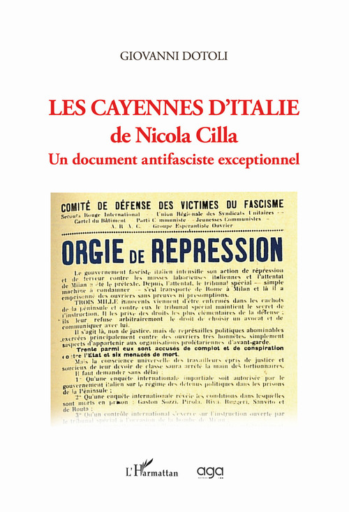 Les cayennes d'Italie de Nicola Cilla. Un document antifasciste exceptionnel