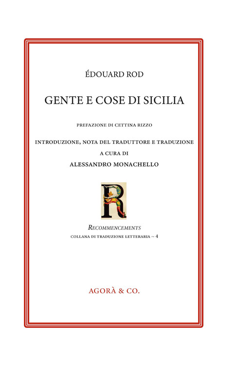 Gente e cose di Sicilia. Ediz. italiana e francese