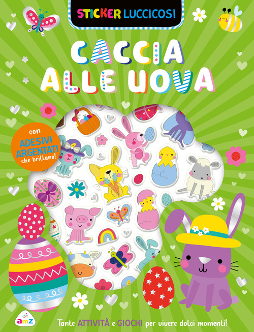 Caccia alle uova. Sticker luccicosi