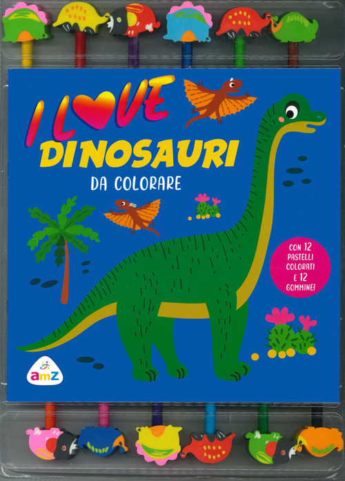 I love dinosauri da colorare