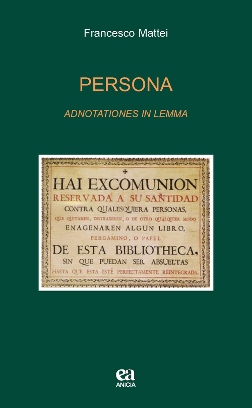Persona. Adnotationes in lemma