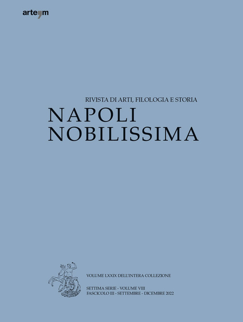 Napoli nobilissima. Rivista di arti, filologia e storia. Settima serie