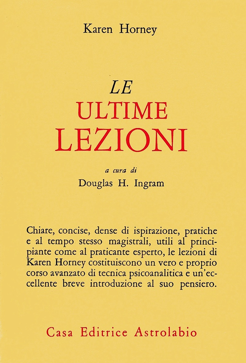 Le ultime lezioni