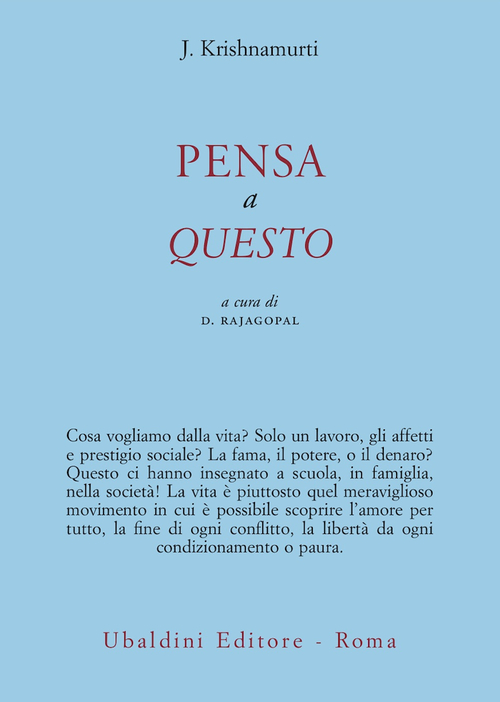 Pensa a questo