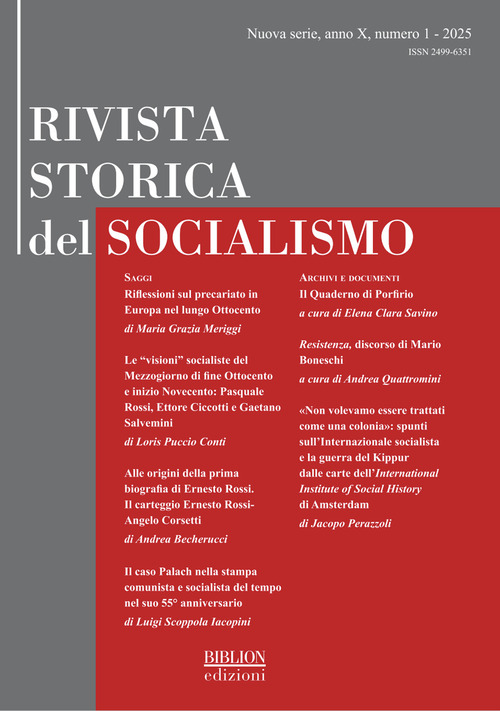 Rivista storica del socialismo