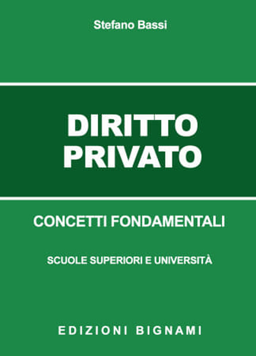 Diritto privato. Concetti fondamentali