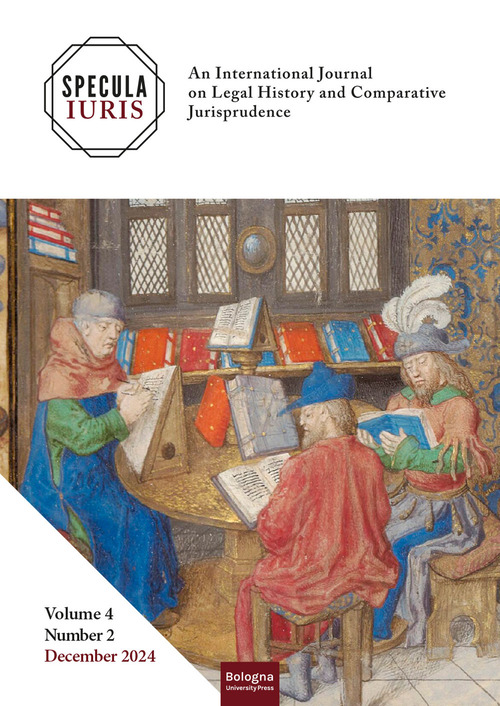 Specula Iuris. An international journal on legal history and comparative jurisprudence