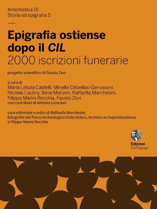 Epigrafia ostiense dopo il CIL. 2000 iscrizioni funerarie