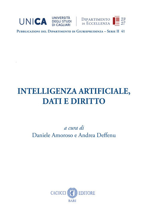 Intelligenza artificiale, dati e diritto