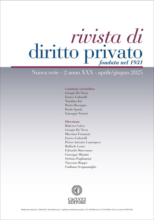 Rivista di diritto privato