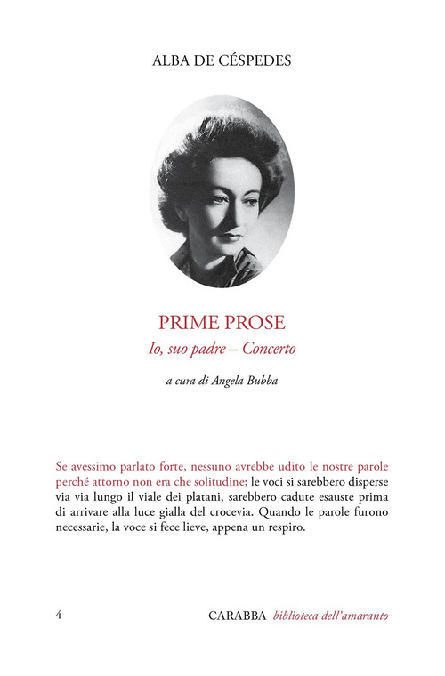 Prime prose. Io, suo padre-Concerto