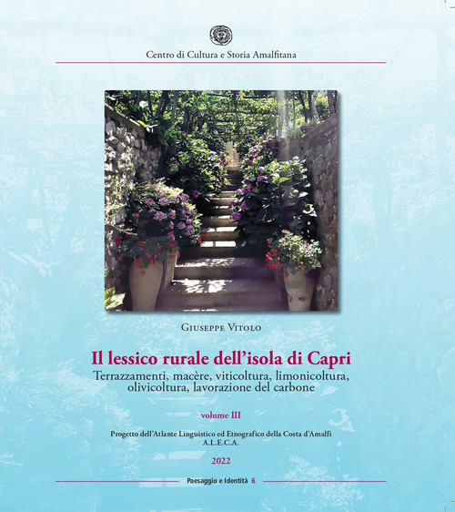 Il lessico rurale della Costiera Amalfitana. Terrazzamenti, macère, viticoltura, limonicoltura, olivicoltura, lavorazione del carbone