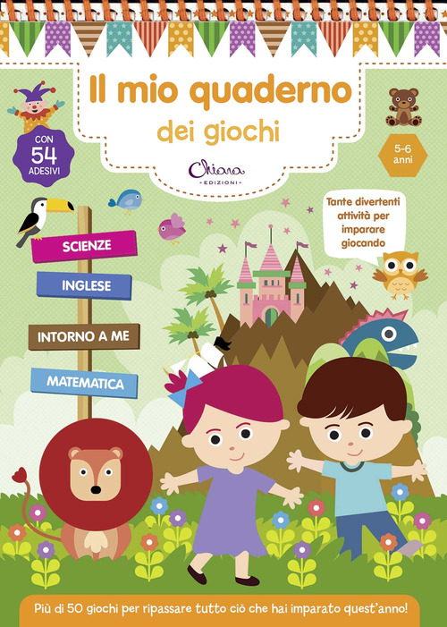 Il mio quaderno dei giochi 5/6 anni. Con adesivi
