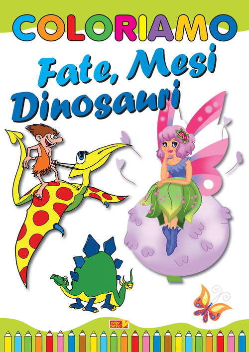 Coloriamo fate, mesi, dinosauri