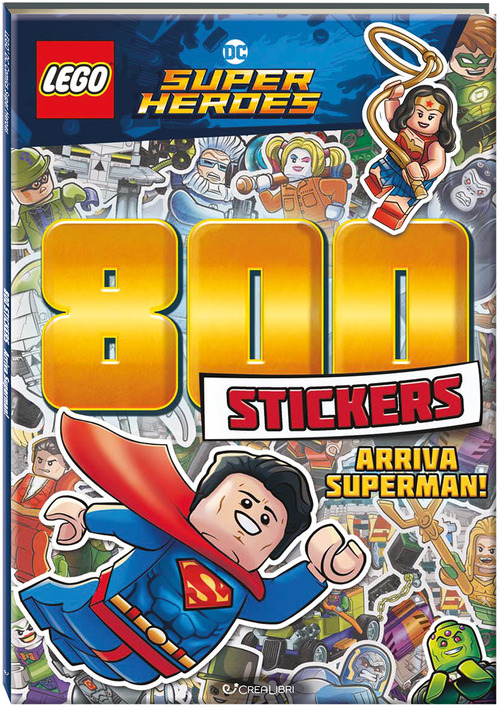 Arriva Superman! Lego DC. 800 stickers