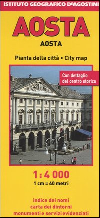 Aosta 1:4.000. Ediz. multilingue