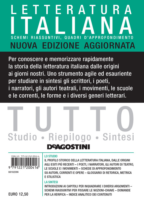 Tutto letteratura italiana
