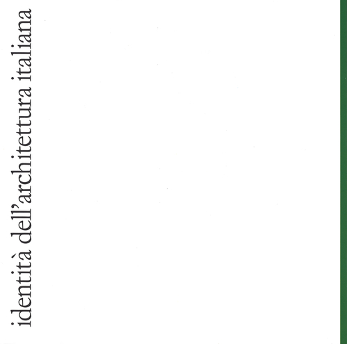 Identità dell'architettura italiana