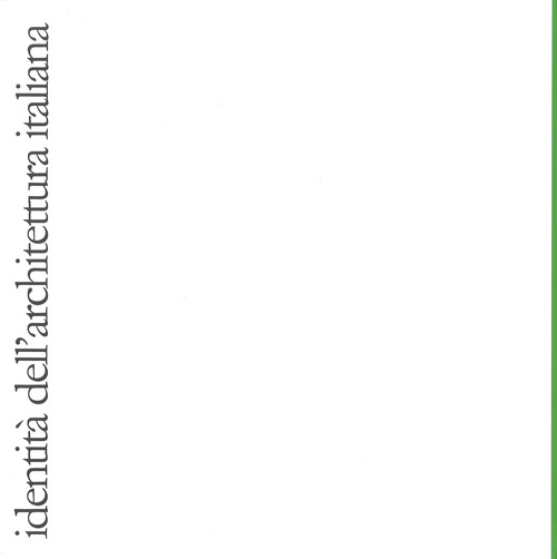 Identità dell'architettura italiana