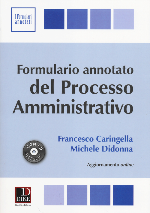 Formulario annotato del processo amministrativo