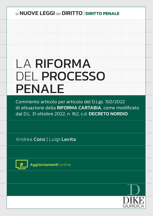 La riforma del processo penale