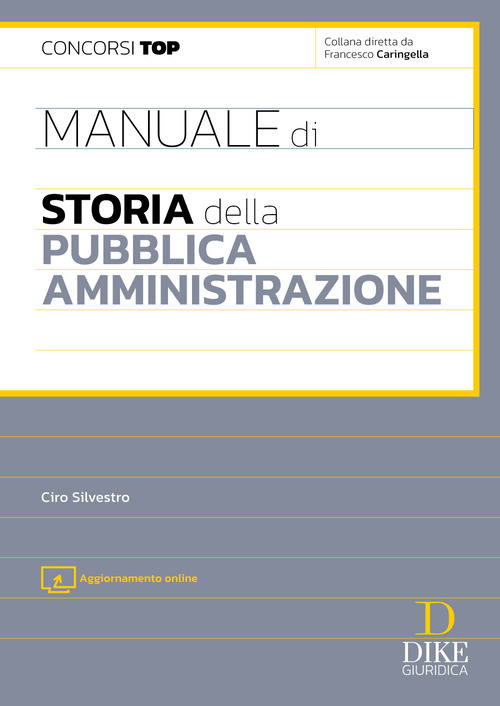 Manuale di storia della pubblica amministrazione