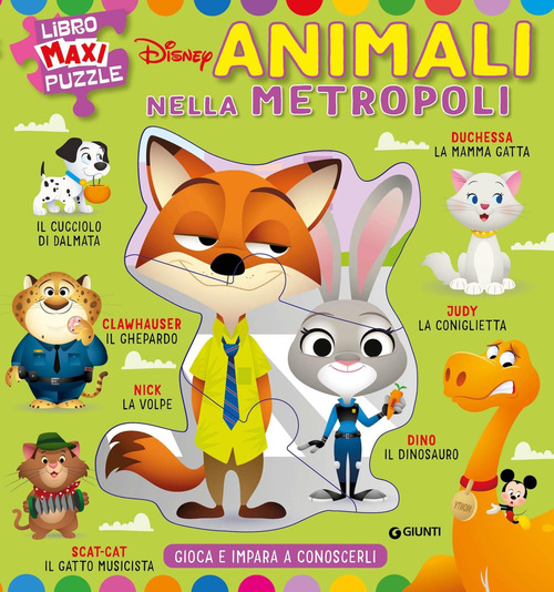 Animali nella metropoli. Gioca e impara a conoscerli. Libro maxi puzzle