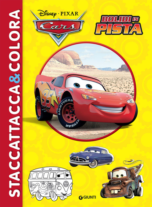Bolidi in pista. Cars. Staccattacca & colora. Con adesivi