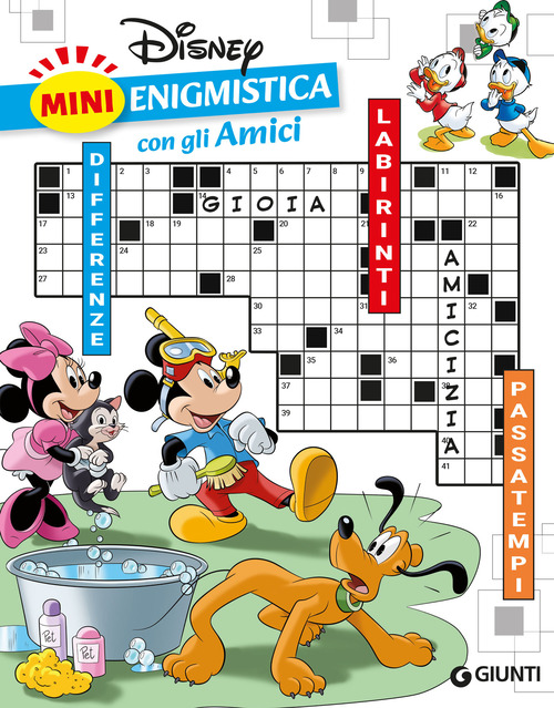 Mini enigmistica Disney con gli amici. Differenze. Labirinti. Passatempi