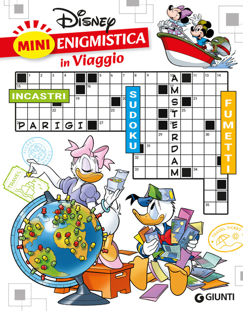 Mini enigmistica Disney in viaggio. Incastri. Sudoku. Fumetti