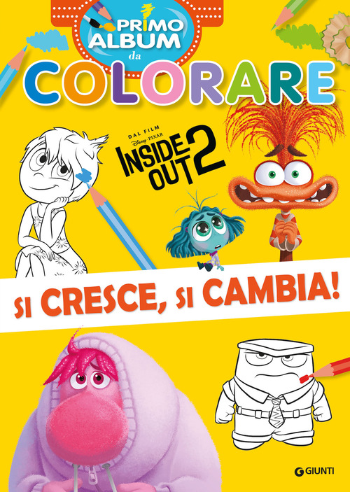 Si cresce, si cambia! Inside Out 2. Primo album da colorare