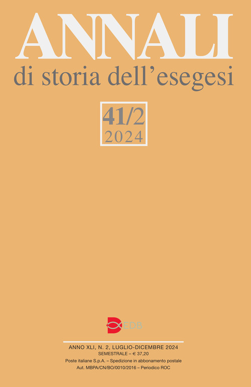 Annali di storia dell'esegesi