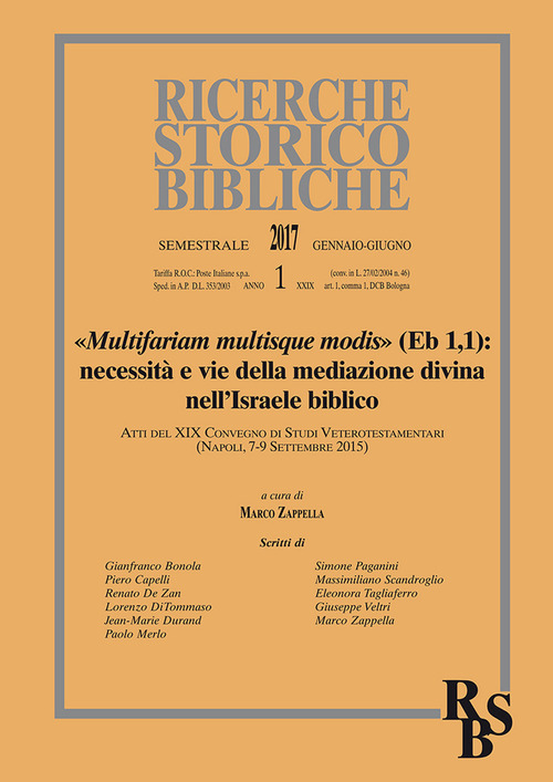 Ricerche storico-bibliche