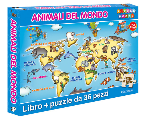 Animali del mondo. Puzzle books