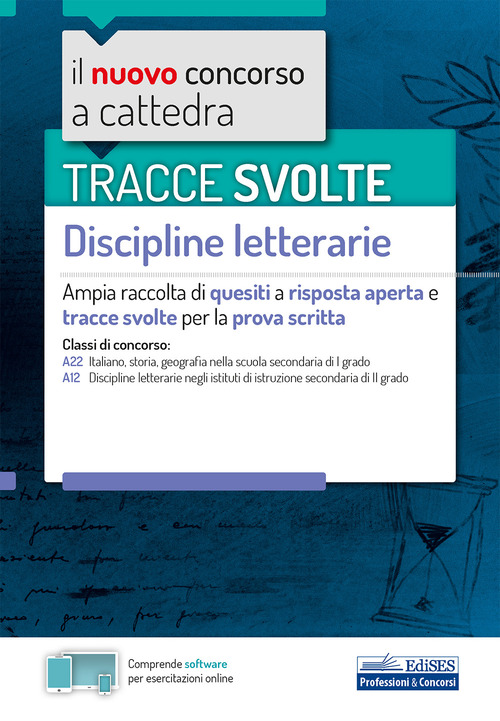 Tracce svolte disc. letter. Prova scritta. Concorso a cattedra