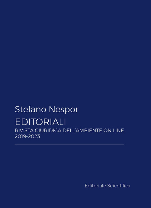 Editoriali. Rivista giuridica dell'ambiente on line