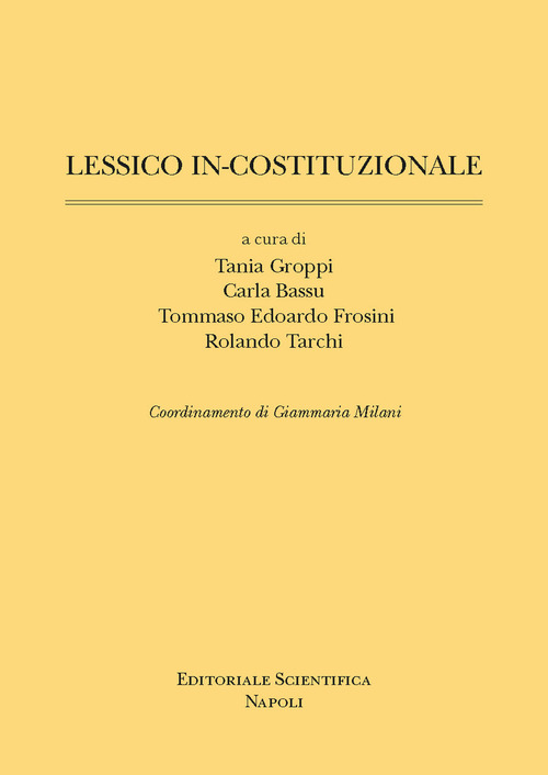 Lessico in-costituzionale