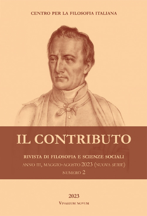 Il contributo. Rivista di filosofia e scienze sociali