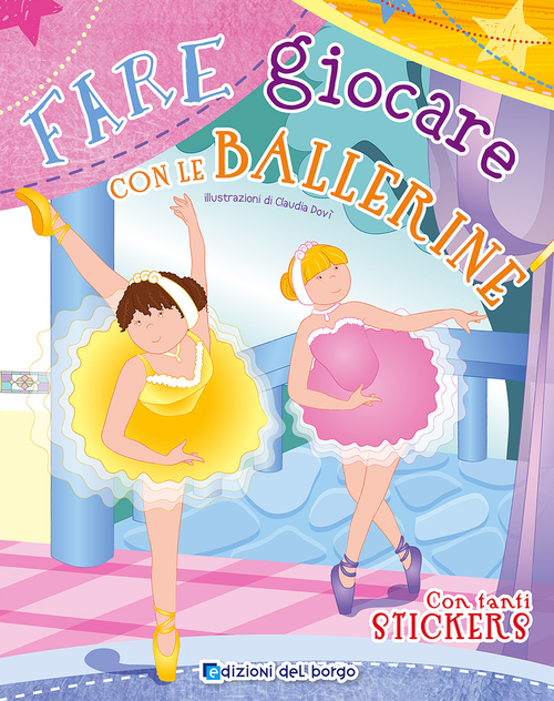 Fare giocare con le ballerine. Con adesivi