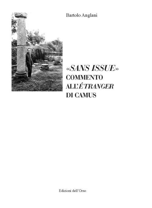 «Sans issue». Commento all'«Étranger» di Camus