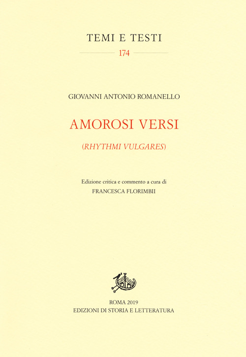 Amorosi versi (Rhythmi vulgares)