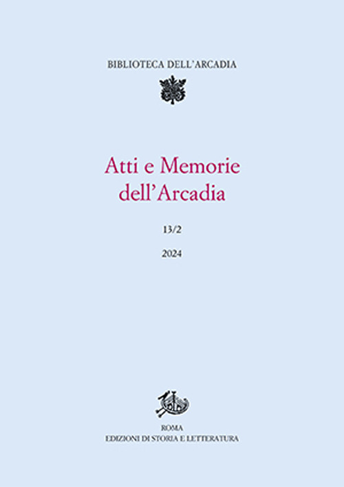 Atti e memorie dell'Arcadia