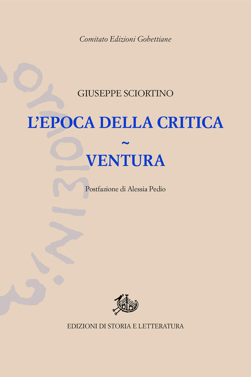 L'epoca della critica-Ventura