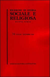 Ricerche di storia sociale e religiosa