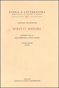 Scritti minori
