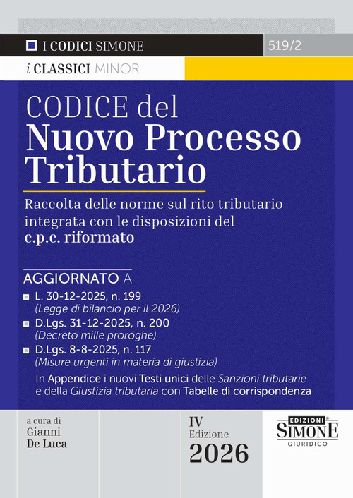 Codice del nuovo processo tributario