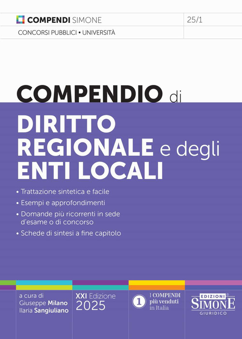 Compendio di diritto regionale e degli enti locali