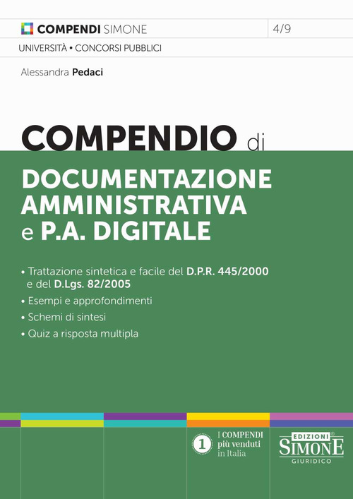 Compendio di documentazione amministrativa e P.A. digitale